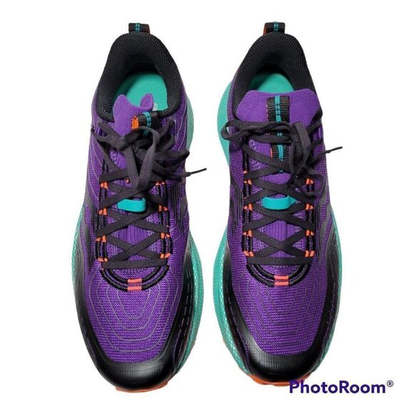 Saucony Endorphin Trail Running Shoes Women Sz 12 PWRTRAC S10647-20 Concord NEW - Picture 4 of 12